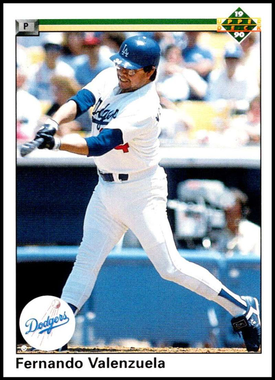 1990 Upper Deck #445 Fernando Valenzuela VG Los Angeles Dodgers 