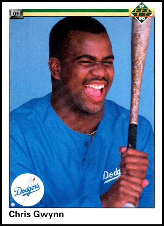 1990 Upper Deck #526 Chris Gwynn UER VG Los Angeles Dodgers 