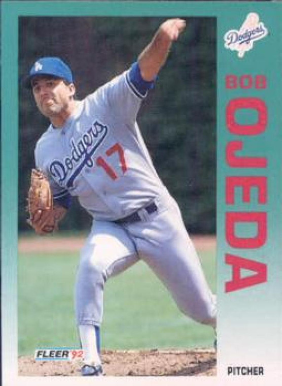 1992 Fleer #468 Bob Ojeda VG Los Angeles Dodgers 