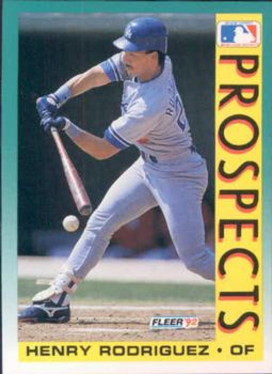 1992 Fleer #661 Henry Rodriguez MLP VG Los Angeles Dodgers 