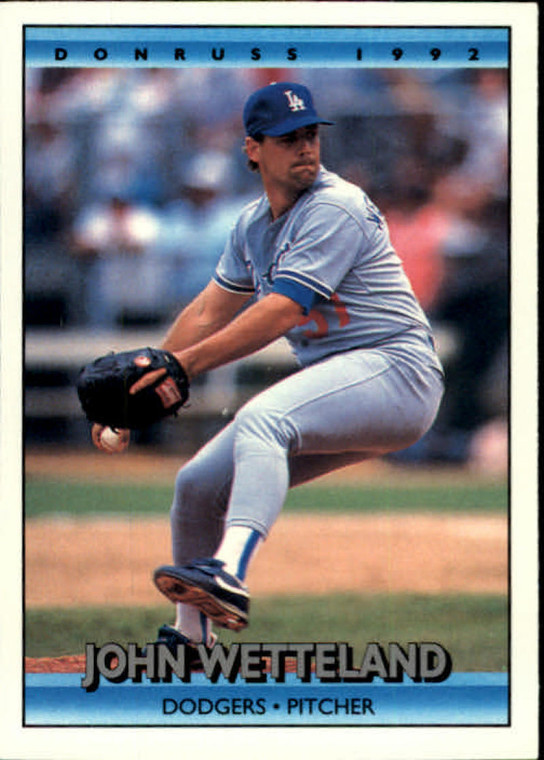 1992 Donruss #627 John Wetteland VG Los Angeles Dodgers 