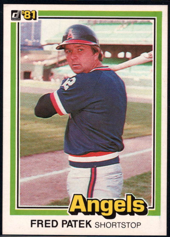 1981 Donruss #170 Freddie Patek NM-MT California Angels 