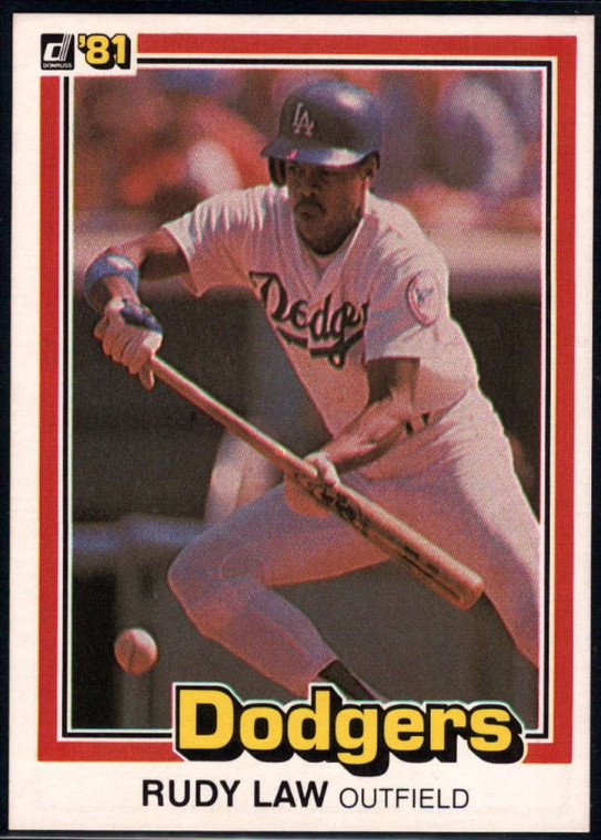 1981 Donruss #180 Rudy Law NM-MT Los Angeles Dodgers 