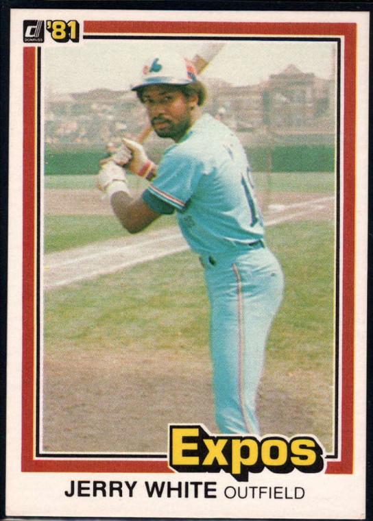 1981 Donruss #333 Jerry White NM-MT Montreal Expos 