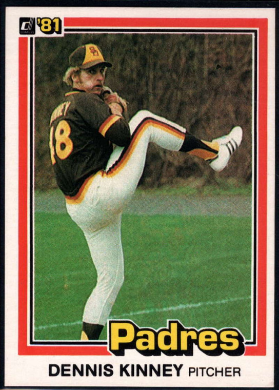 1981 Donruss #363 Dennis Kinney NM-MT RC Rookie San Diego Padres 