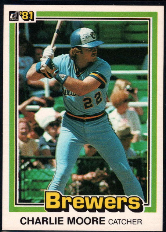1981 Donruss #324 Charlie Moore NM-MT Milwaukee Brewers 