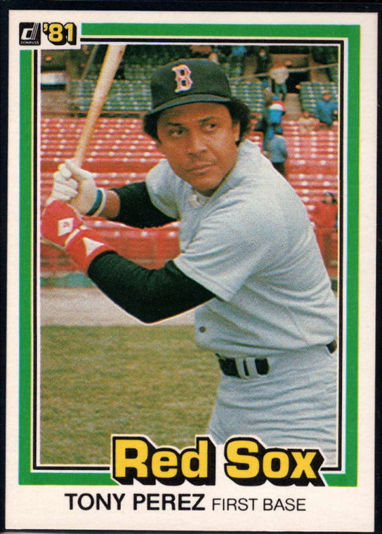 1981 Donruss #334 Tony Perez NM-MT Boston Red Sox 