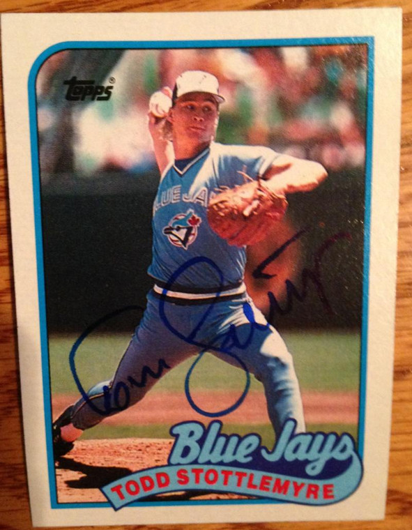 Todd Stottlemyre Autographed 1989 Topps #722