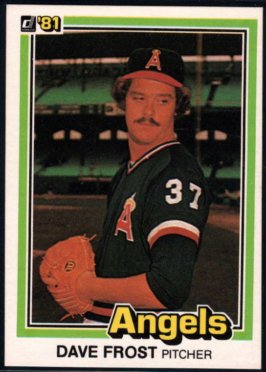 1981 Donruss #52 Dave Frost NM-MT California Angels 