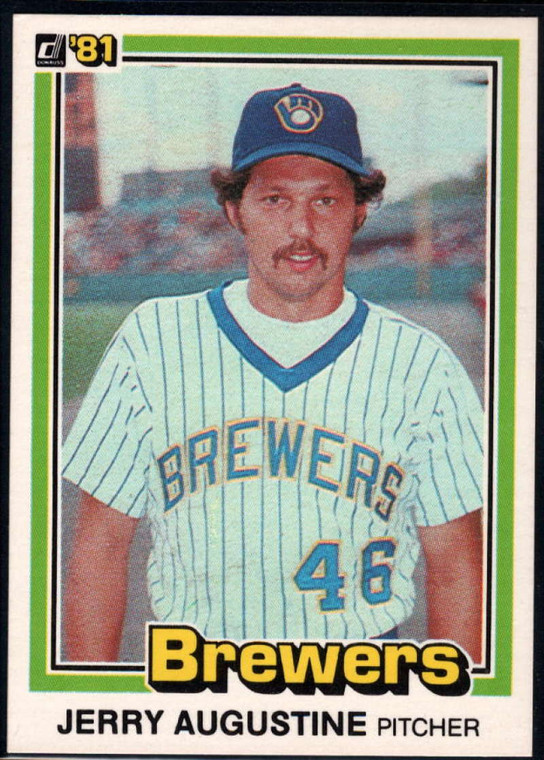 1981 Donruss #445 Jerry Augustine NM-MT Milwaukee Brewers 