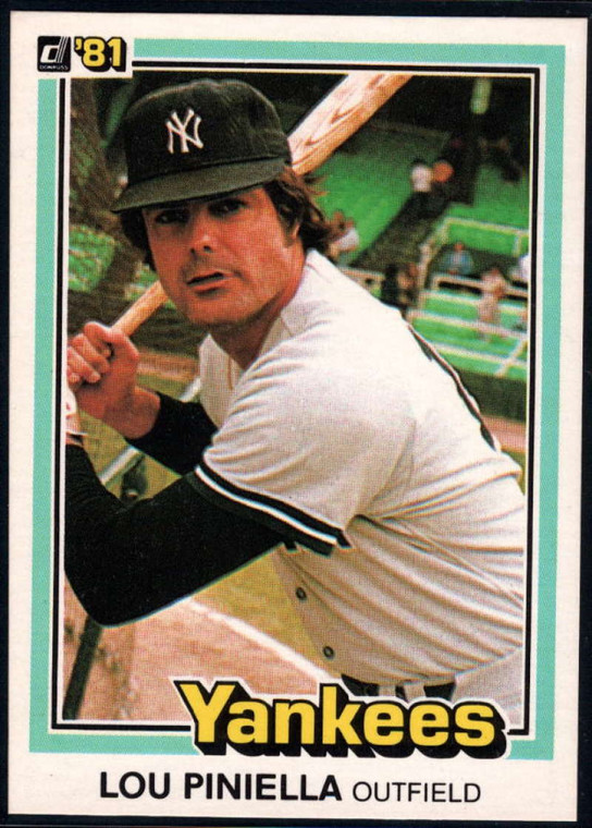1981 Donruss #109 Lou Piniella NM-MT New York Yankees 