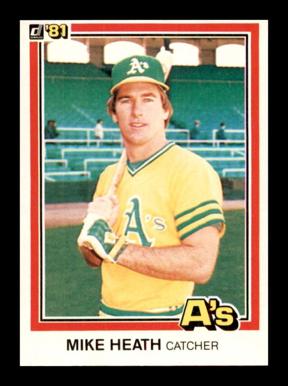 1981 Donruss #120 Mike Heath NM-MT Oakland Athletics 