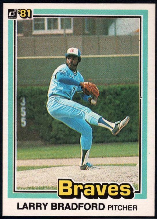 1981 Donruss #584 Larry Bradford NM-MT Atlanta Braves 