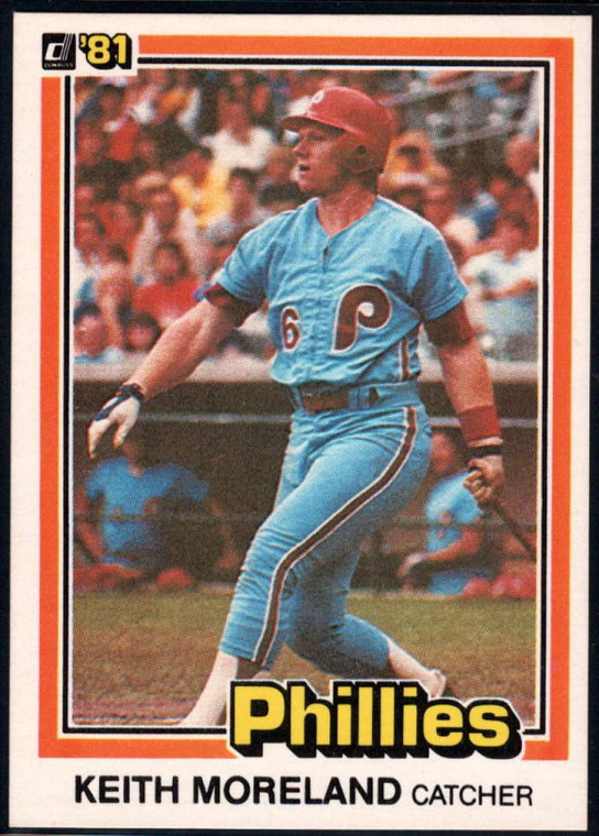 1981 Donruss #382 Keith Moreland NM-MT RC Rookie Philadelphia Phillies 