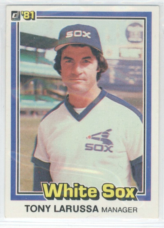 1981 Donruss #402 Tony LaRussa MG NM-MT Chicago White Sox 