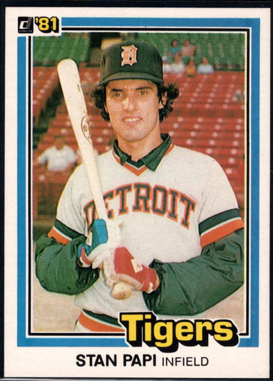 1981 Donruss #246 Stan Papi NM-MT Detroit Tigers 