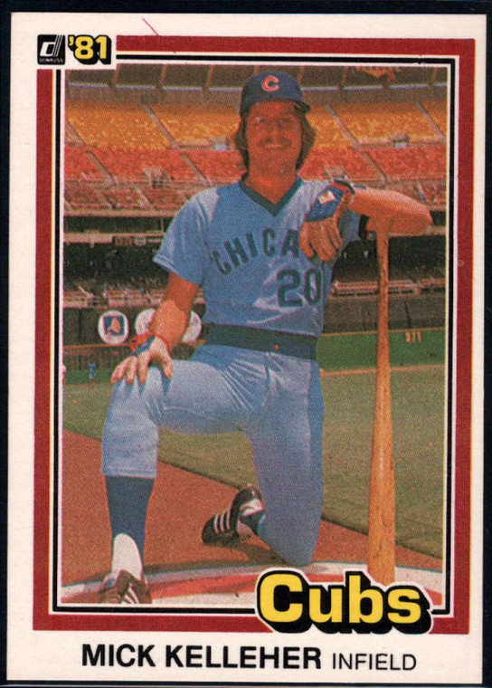 1981 Donruss #513 Mick Kelleher NM-MT Chicago Cubs 