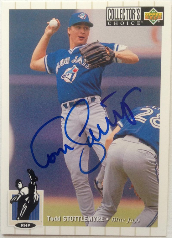 Todd Stottlemyre Autographed 1994 Collector's Choice #269