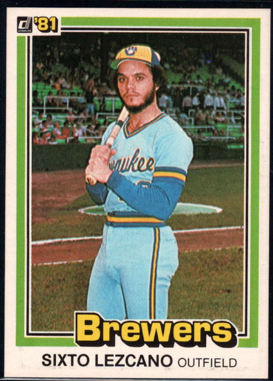 1981 Donruss #207 Sixto Lezcano NM-MT Milwaukee Brewers 