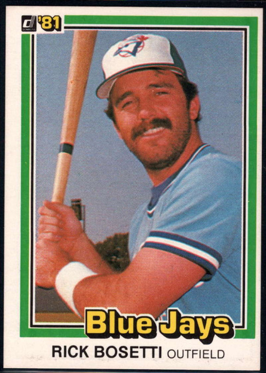 1981 Donruss #152 Rick Bosetti NM-MT Toronto Blue Jays 