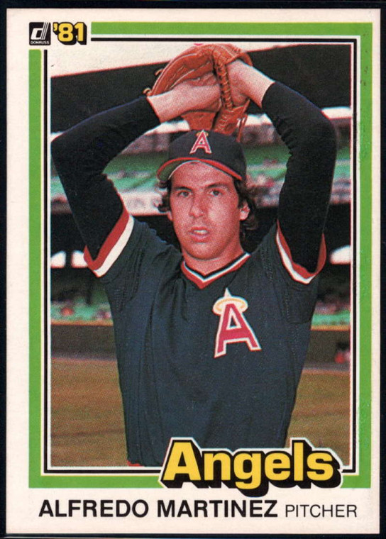 1981 Donruss #172 Alfredo Martinez NM-MT RC Rookie California Angels 