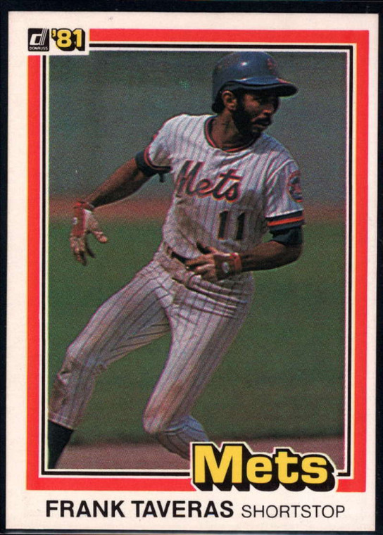 1981 Donruss #154 Frank Taveras NM-MT New York Mets 