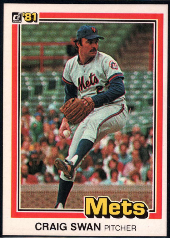 1981 Donruss #155 Craig Swan NM-MT New York Mets 