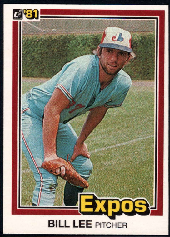 1981 Donruss #211 Bill Lee NM-MT Montreal Expos 