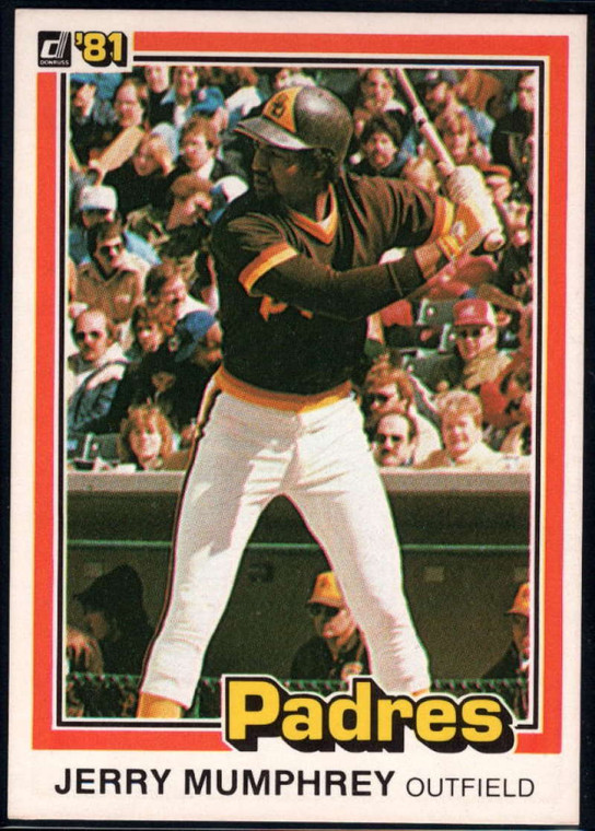 1981 Donruss #124 Jerry Mumphrey NM-MT San Diego Padres 