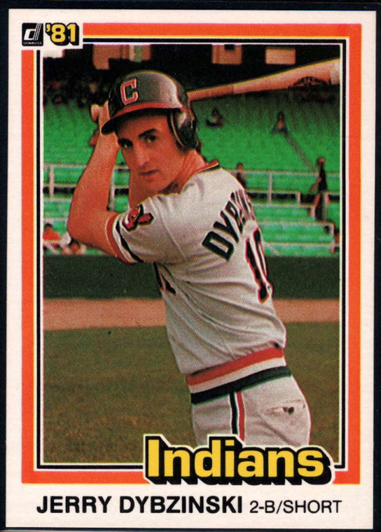 1981 Donruss #438 Jerry Dybzinski NM-MT RC Rookie Cleveland Indians 