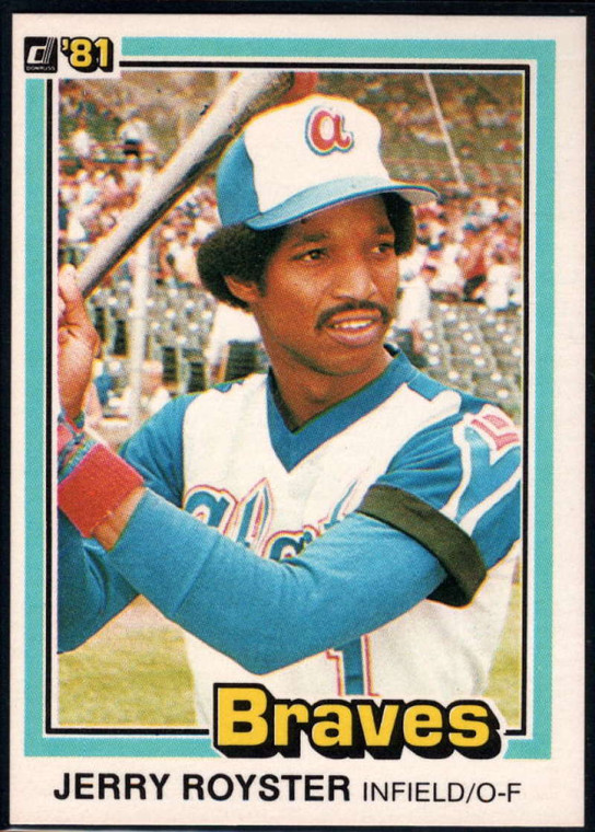 1981 Donruss #339 Jerry Royster NM-MT Atlanta Braves 