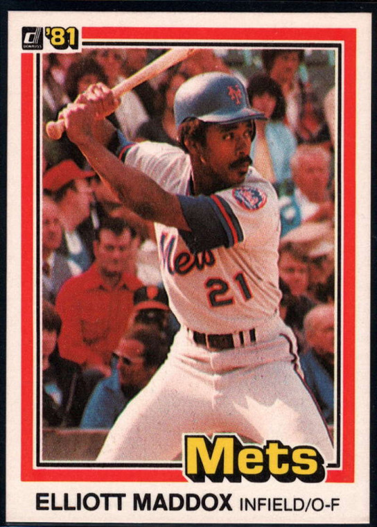 1981 Donruss #397 Elliott Maddox NM-MT New York Mets 