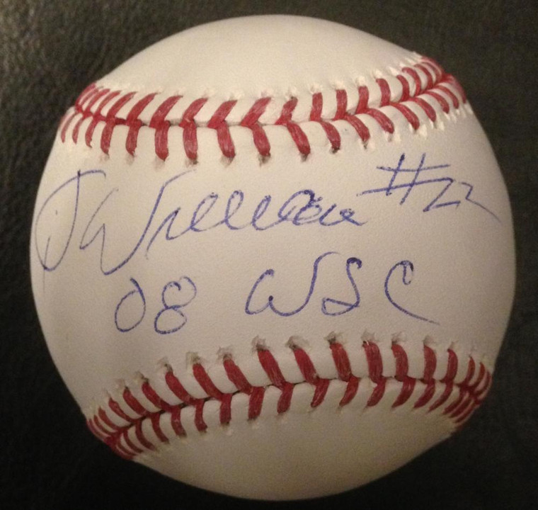 SOLD 2467 Jimy Williams Autographed ROMLB Baseball 2008 WSC