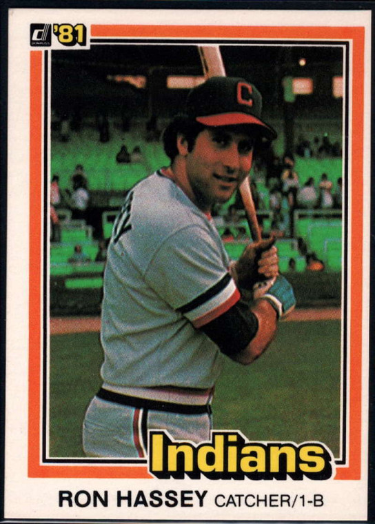 1981 Donruss #80 Ron Hassey NM-MT Cleveland Indians 