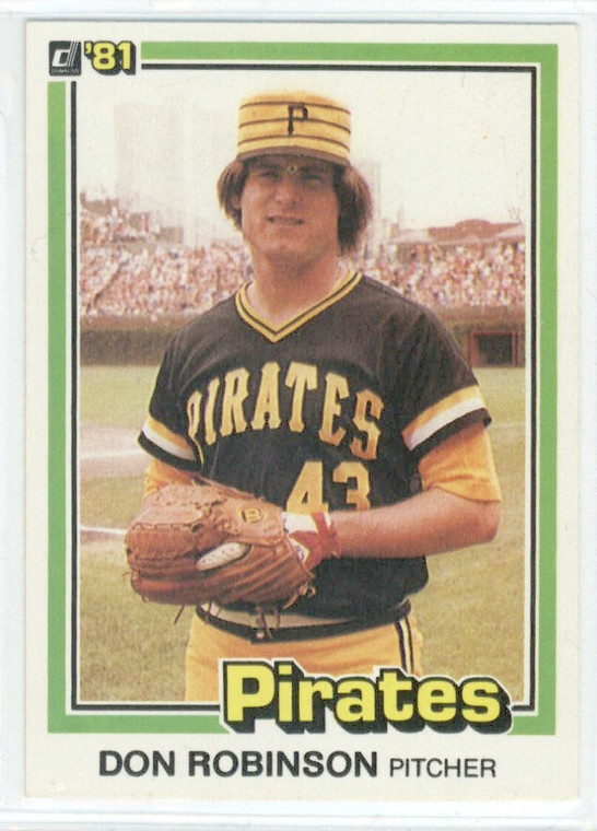 1981 Donruss #375 Don Robinson NM-MT Pittsburgh Pirates 