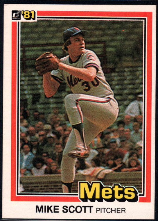 1981 Donruss #37 Mike Scott NM-MT New York Mets 
