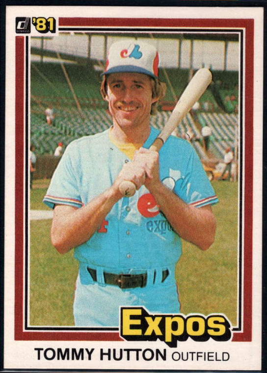 1981 Donruss #93 Tom Hutton NM-MT Montreal Expos 