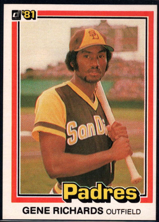 1981 Donruss #4 Gene Richards NM-MT San Diego Padres 