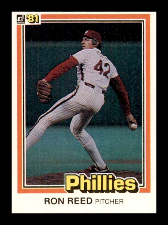 1981 Donruss #44 Ron Reed NM-MT Philadelphia Phillies 