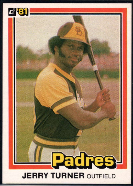 1981 Donruss #244 Jerry Turner NM-MT San Diego Padres 