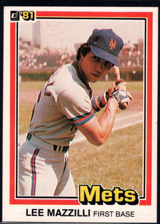 1981 Donruss #34 Lee Mazzilli NM-MT New York Mets 