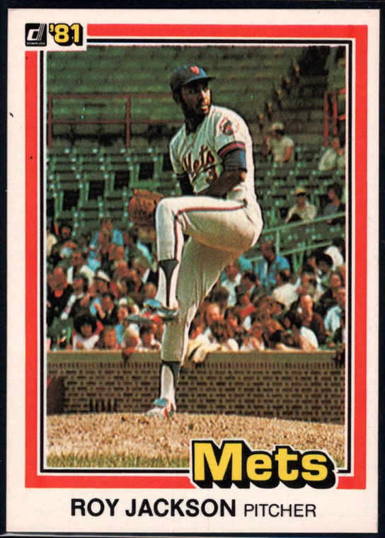 1981 Donruss #36 Roy Lee Jackson NM-MT RC Rookie New York Mets 
