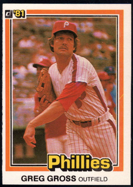 1981 Donruss #598 Greg Gross NM-MT Philadelphia Phillies 