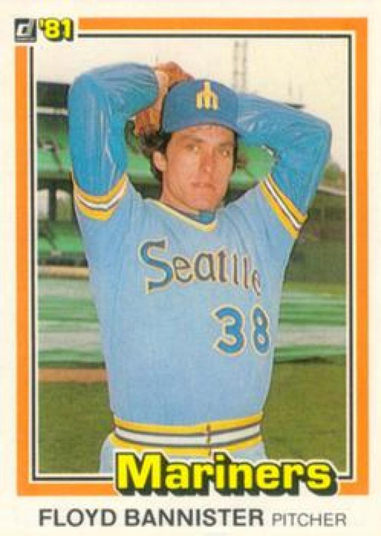 1981 Donruss #286 Floyd Bannister NM-MT Seattle Mariners 