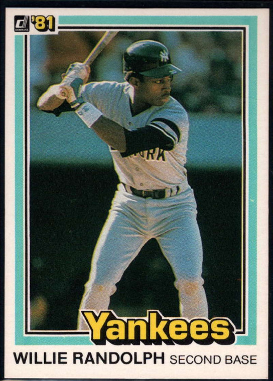 1981 Donruss #345 Willie Randolph NM-MT New York Yankees 