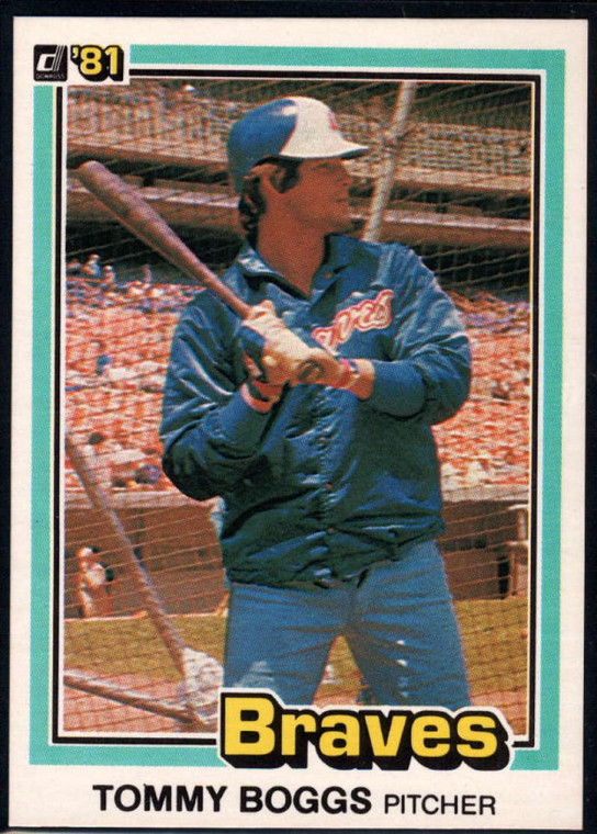 1981 Donruss #597 Tommy Boggs NM-MT Atlanta Braves 