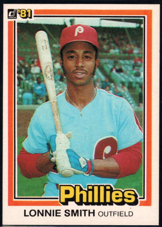 1981 Donruss #295 Lonnie Smith NM-MT Philadelphia Phillies 