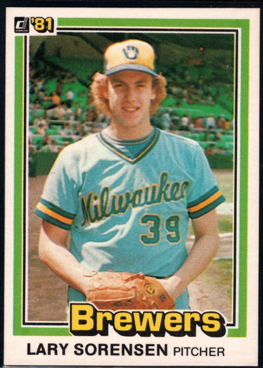 1981 Donruss #325 Lary Sorensen NM-MT Milwaukee Brewers 