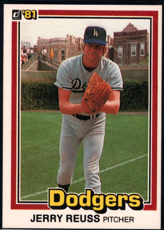 1981 Donruss #417 Jerry Reuss NM-MT Los Angeles Dodgers 