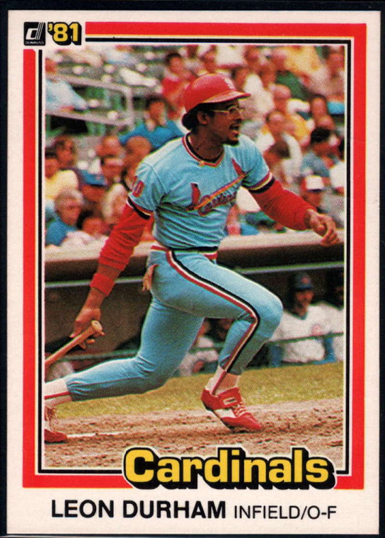 1981 Donruss #427 Leon Durham NM-MT RC Rookie St. Louis Cardinals 